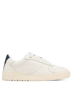 Naked Wolfe Categorie-R Leren Sneakers Heren Wit Blauw | SQQ5795FD