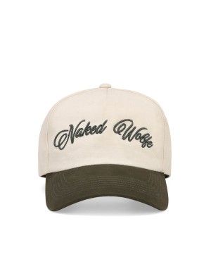 Naked Wolfe Signature Unconstructed Caps Dames Beige Wit Groen | FMO6716GS