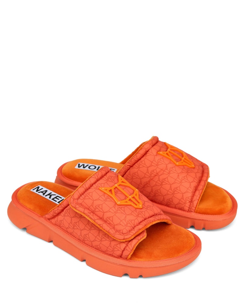 Naked Wolfe Alaska Badeslippers Heren Oranje | ZOP218LP