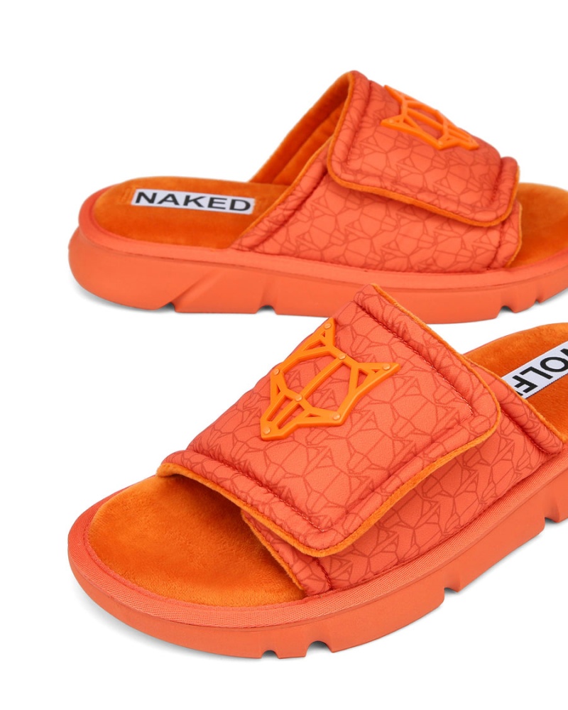 Naked Wolfe Alaska Badeslippers Heren Oranje | ZOP218LP