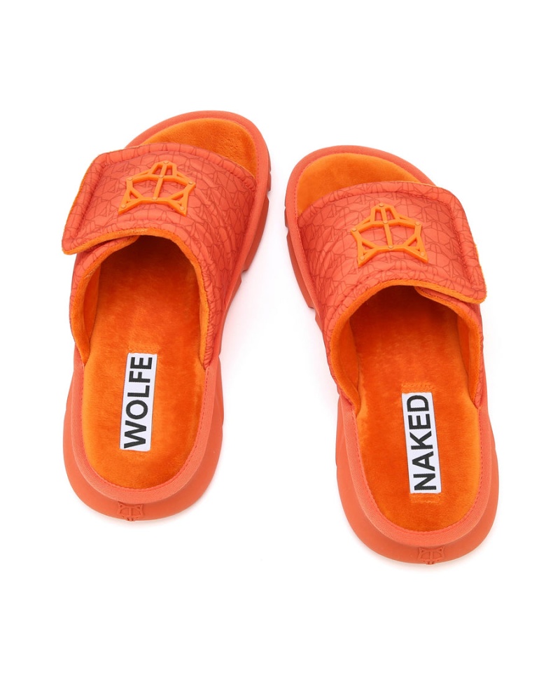 Naked Wolfe Alaska Badeslippers Heren Oranje | ZOP218LP