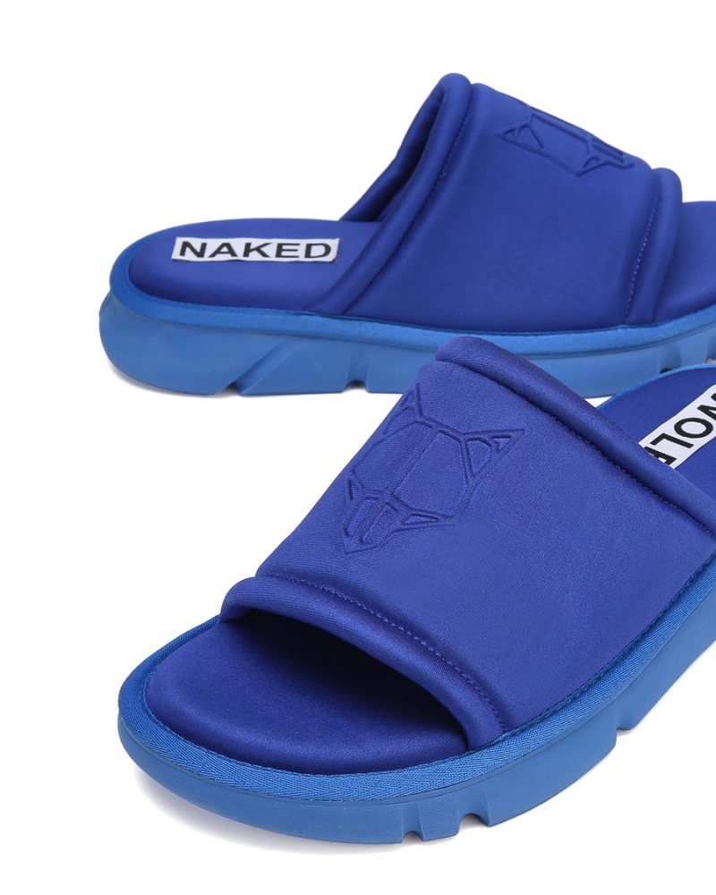 Naked Wolfe Arizona Badeslippers Heren Koningsblauw Blauw | QBO8817RT