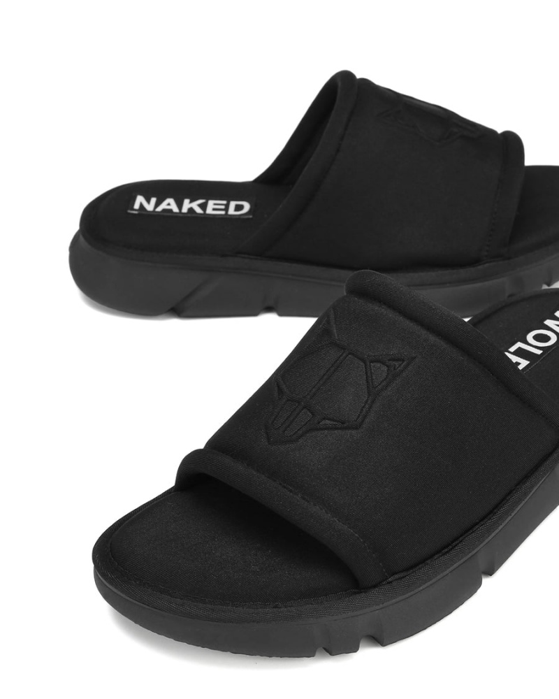 Naked Wolfe Arizona Badeslippers Heren Zwart | PIH1313JQ