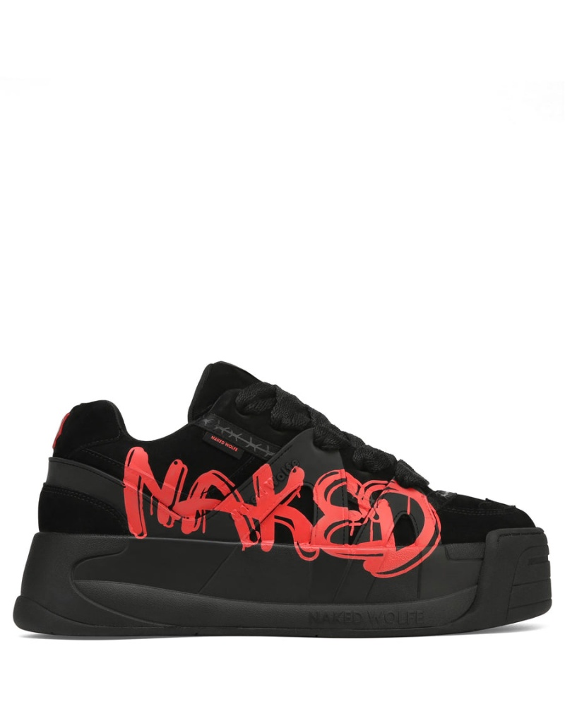 Naked Wolfe Badslippers Sneakers Heren Rood | BSX3992WB