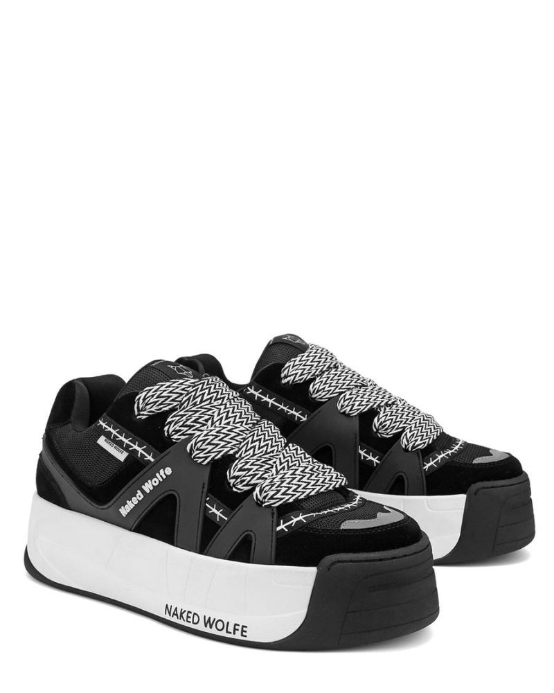 Naked Wolfe Badslippers Sneakers Heren Zwart | XUW944OG