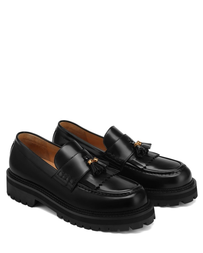 Naked Wolfe Banter Box Leren Loafers Heren Zwart | XVF2336HB