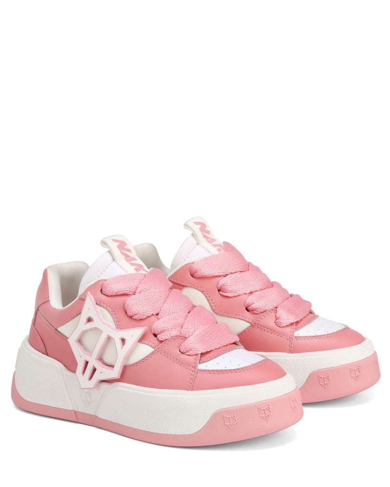 Naked Wolfe City Baby Sneakers Dames Roze Wit | IMQ6627PA