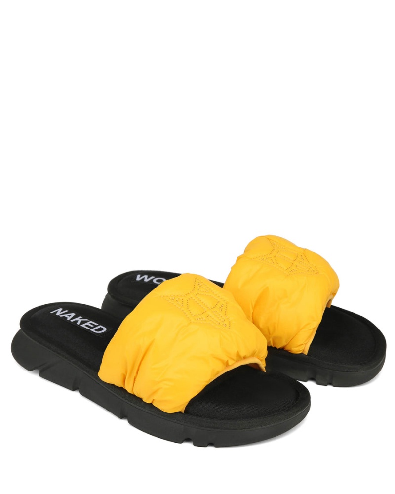 Naked Wolfe Coasting Badeslippers Heren Geel | IGD398FW