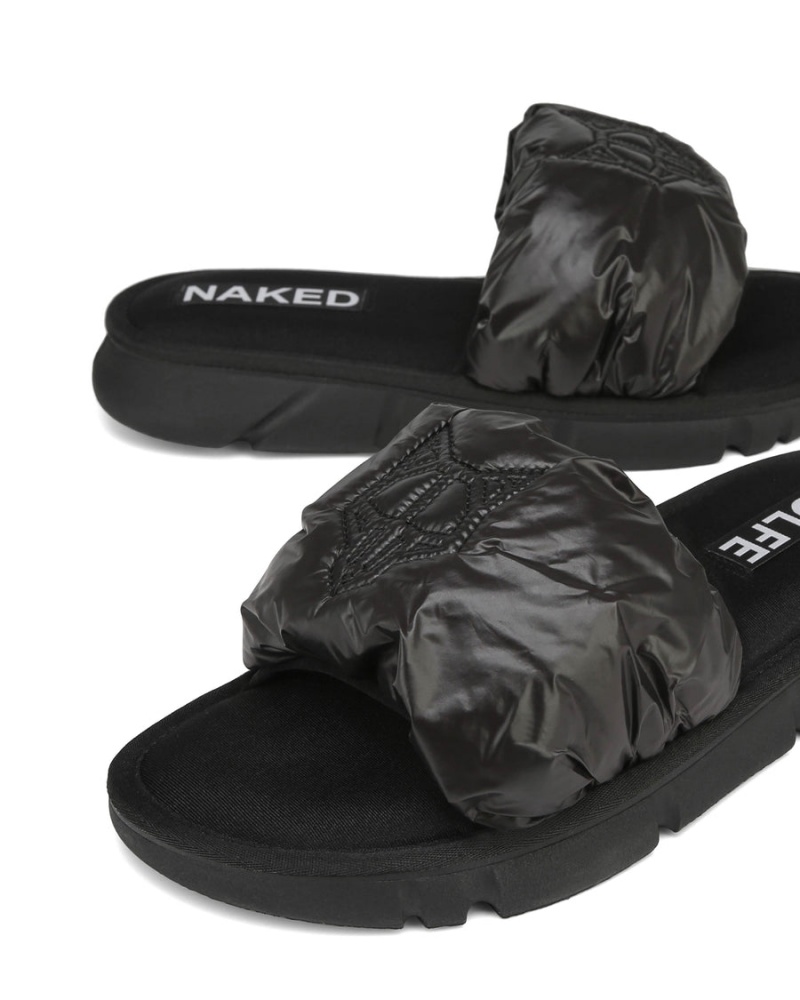 Naked Wolfe Coasting Badeslippers Heren Zwart | ZLE533FU