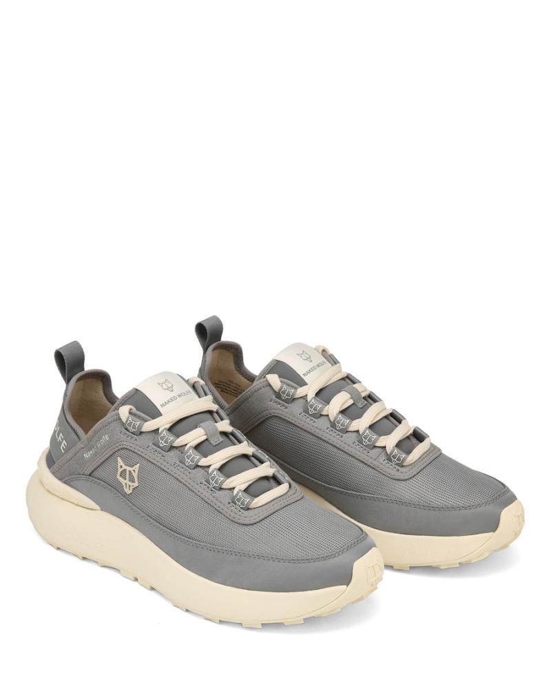 Naked Wolfe Drip Nylon Sneakers Heren Grijs | SSC5992AD