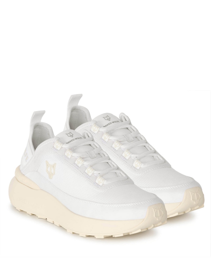 Naked Wolfe Drip Nylon Sneakers Heren Wit | BBK7773NW