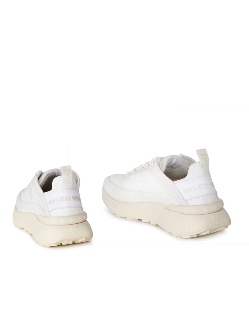 Naked Wolfe Drip Nylon Sneakers Heren Wit | BBK7773NW