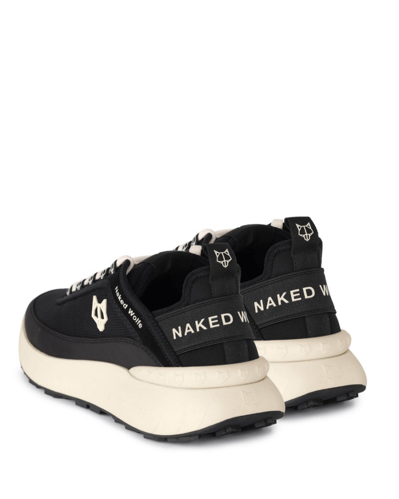 Naked Wolfe Drip Nylon Sneakers Heren Zwart | YDV3942ET