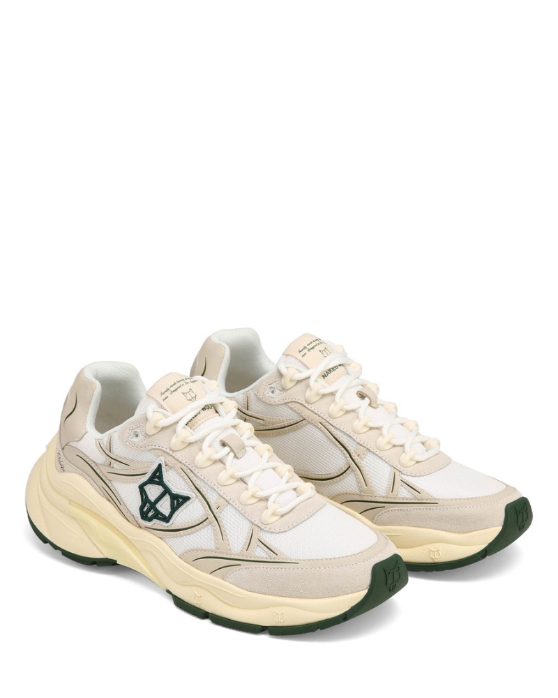 Naked Wolfe Fever Mesh Sneakers Heren Wit | LWH744BB