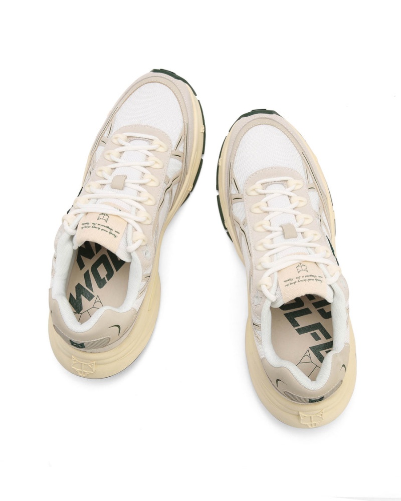 Naked Wolfe Fever Mesh Sneakers Heren Wit | LWH744BB