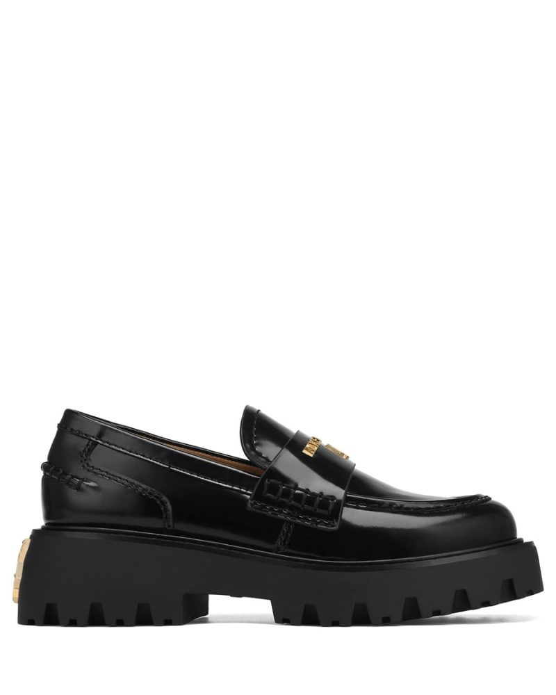 Naked Wolfe Flawed Box Loafers Dames Zwart | HWJ782RN