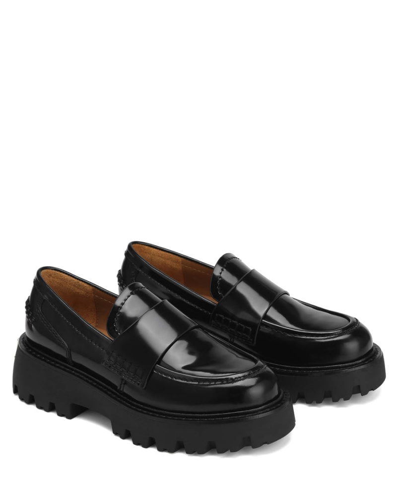 Naked Wolfe Flawless Box Loafers Dames Zwart | VQK5954SP