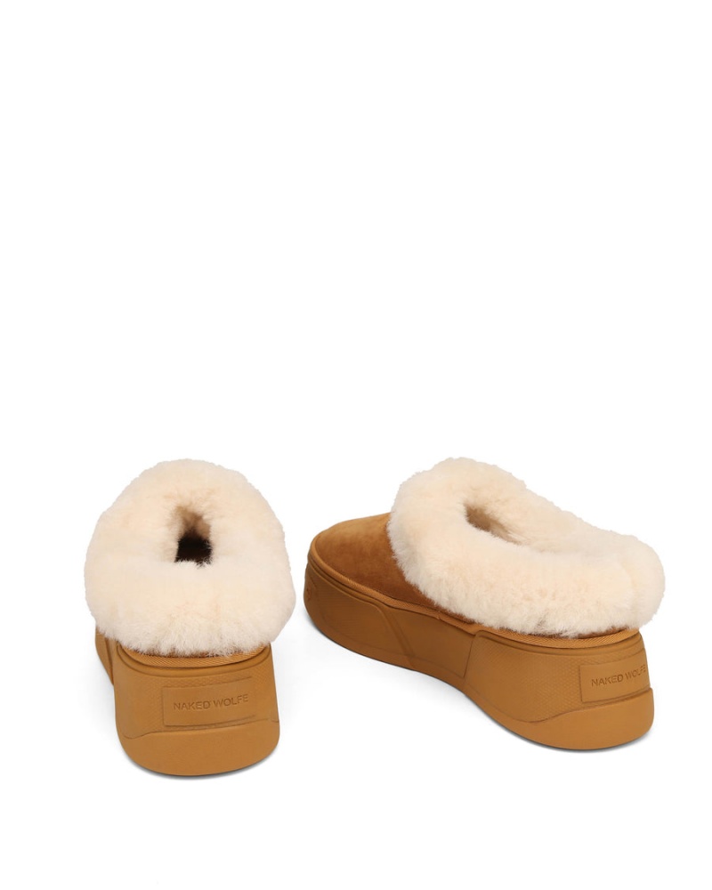 Naked Wolfe K-02 Shearling Laarzen Heren Bruin | GUU4748NK