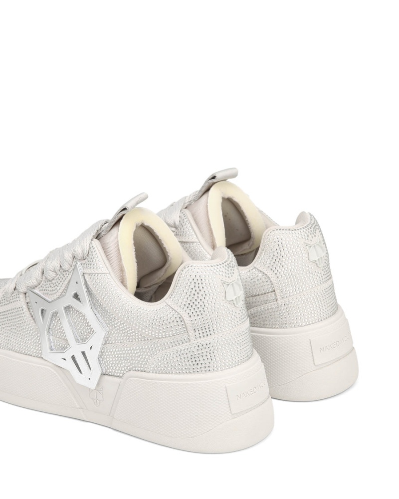 Naked Wolfe Kosa Sneakers Heren Wit Zilver | FIC8956TF