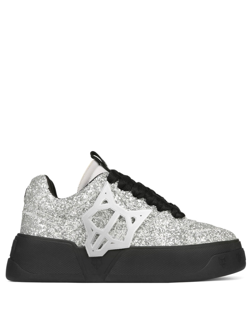 Naked Wolfe Kosa Sneakers Heren Zilver Zwart | ZPV3088WC