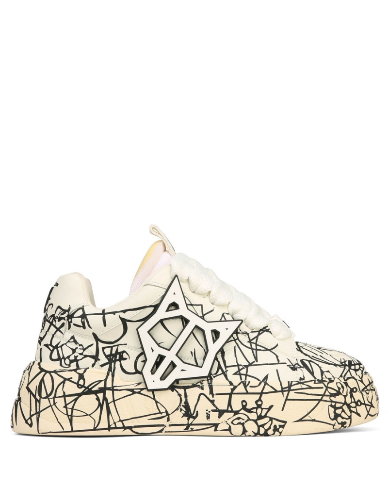 Naked Wolfe Kosa Sneakers Heren Zwart Wit | DBX8776XD