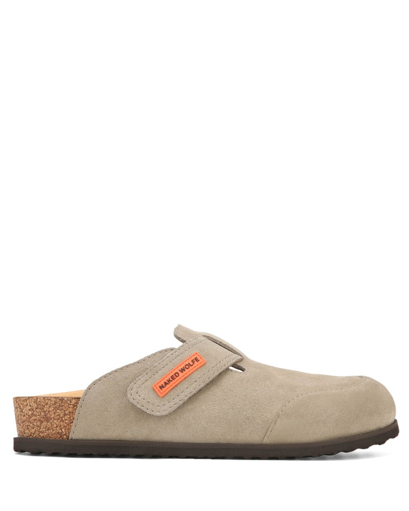 Naked Wolfe Melt Suede Pantoffels Heren Grijs Bruin | AOL7724VU