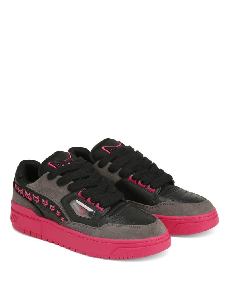 Naked Wolfe NW-00 Sneakers Heren Zwart Roze | MWP4714UB