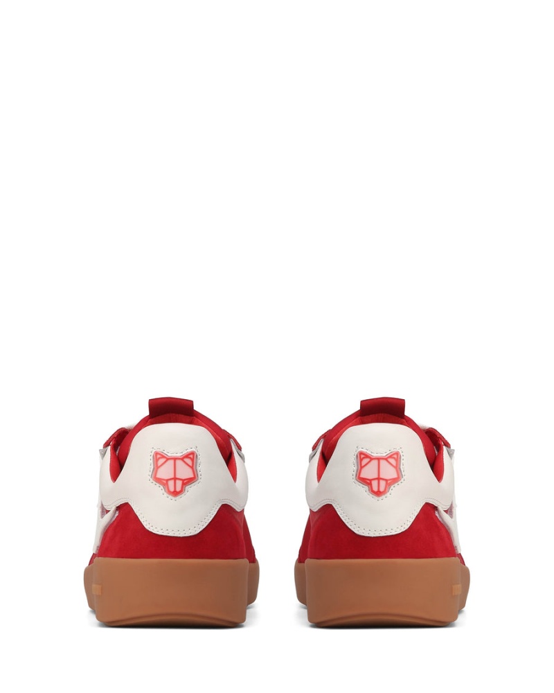 Naked Wolfe Palm Nylon Sneakers Heren Rood | POK6811YP