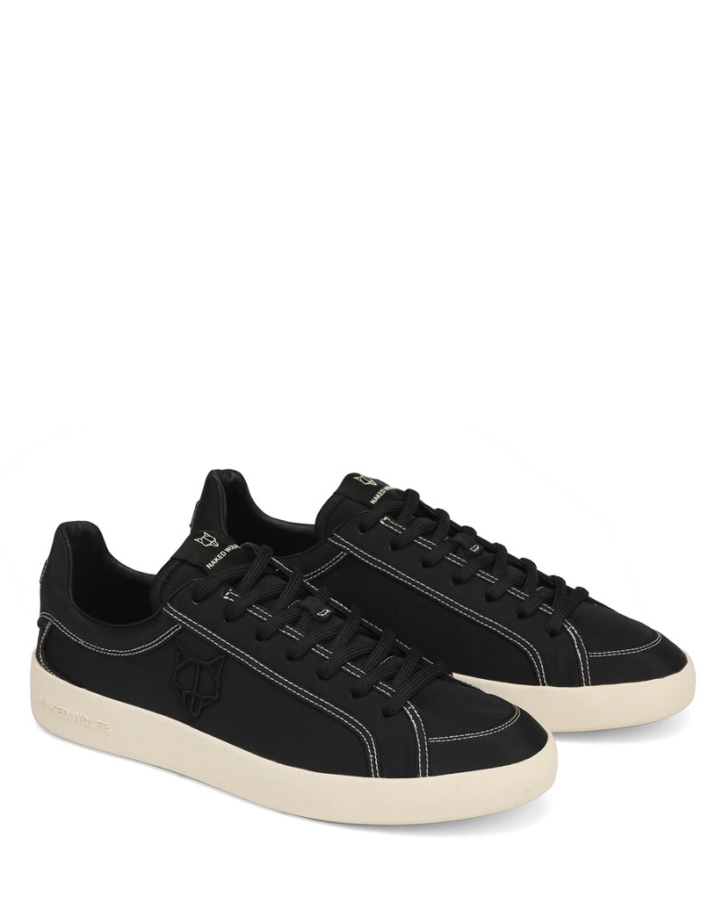 Naked Wolfe Portofino Nylon Sneakers Heren Zwart | CUH3350SJ