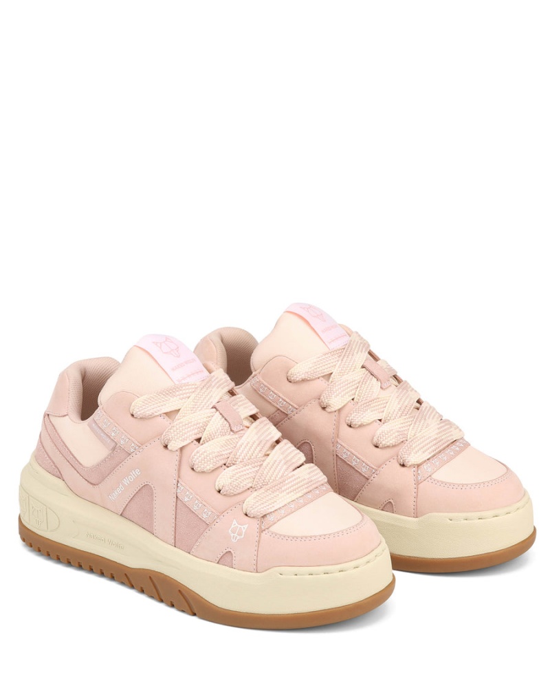 Naked Wolfe Skating Suede Sneakers Dames Roze | ADL489VU