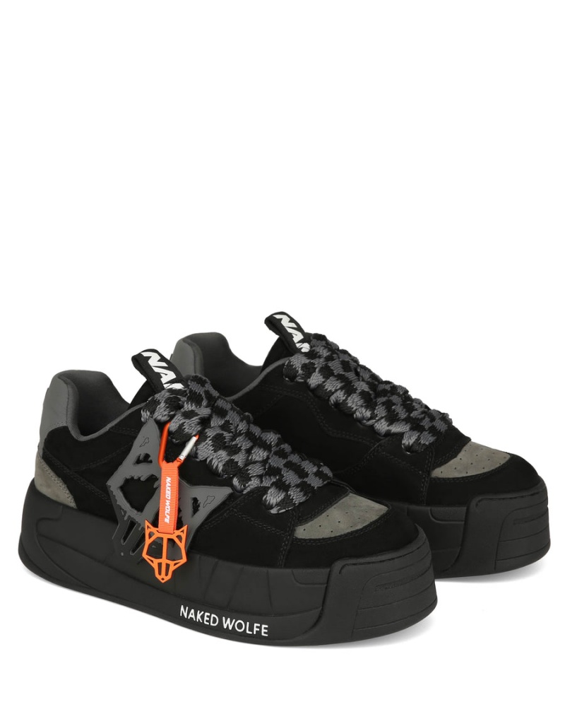 Naked Wolfe Slade Sneakers Heren Zwart | NXE5299SV