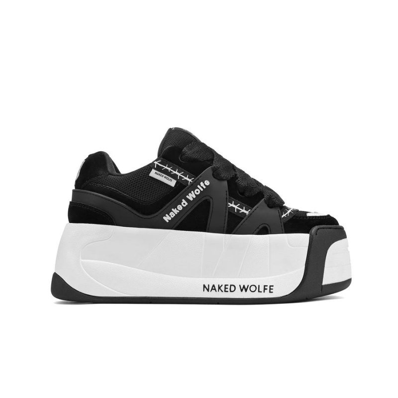 Naked Wolfe Slider Sneakers Dames Zwart | FDM882LD