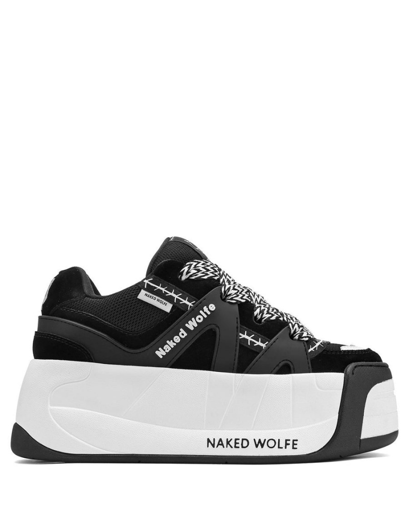 Naked Wolfe Slider Sneakers Dames Zwart | FDM882LD