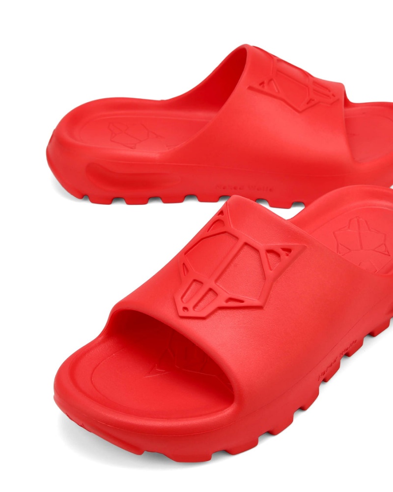 Naked Wolfe Tommy Badeslippers Heren Rood | DKF47100EM