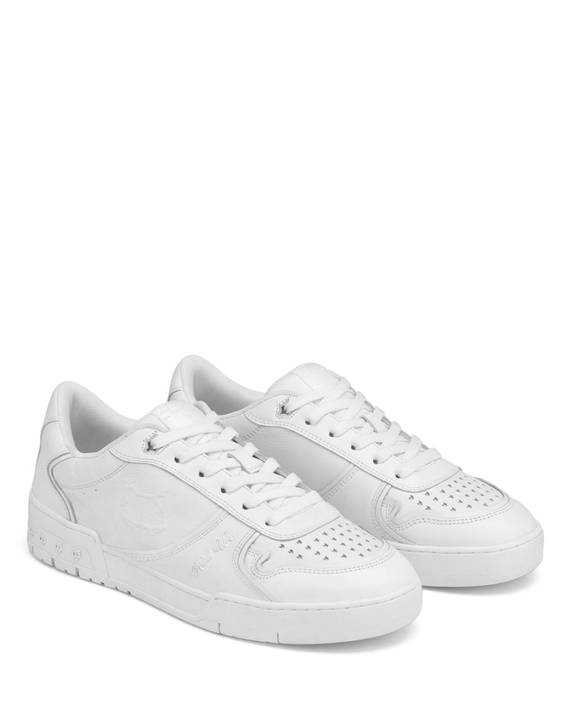 Naked Wolfe Transmission Leren Sneakers Heren Wit | NPY1431XM