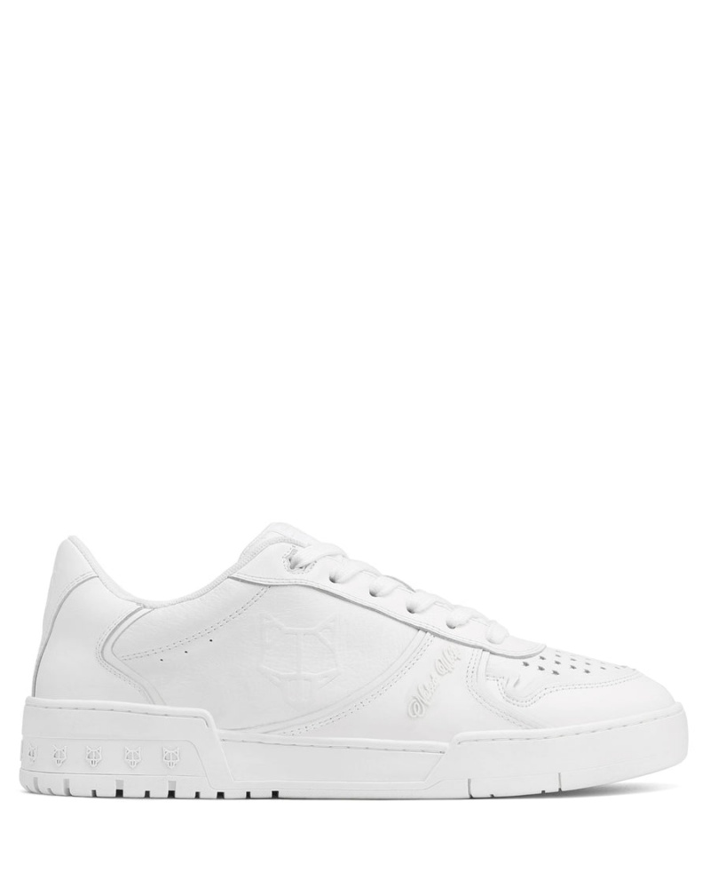 Naked Wolfe Transmission Leren Sneakers Heren Wit | NPY1431XM